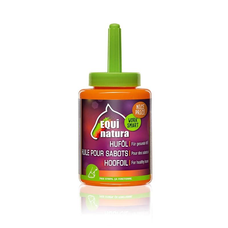 Olio per zoccoli con pennello Equinatura 450ml — foto 1