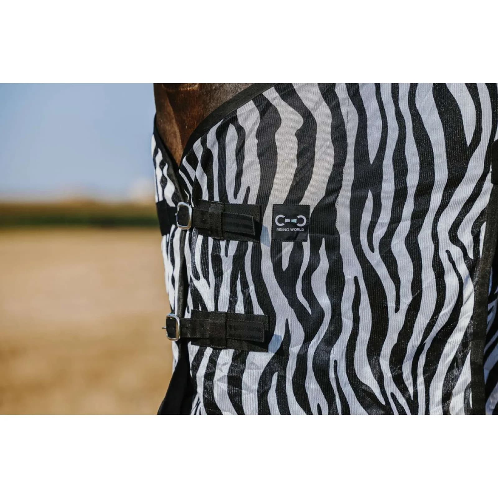 Coperta Antimosche Belly Mesh Zebra Riding World — thumbnail 2