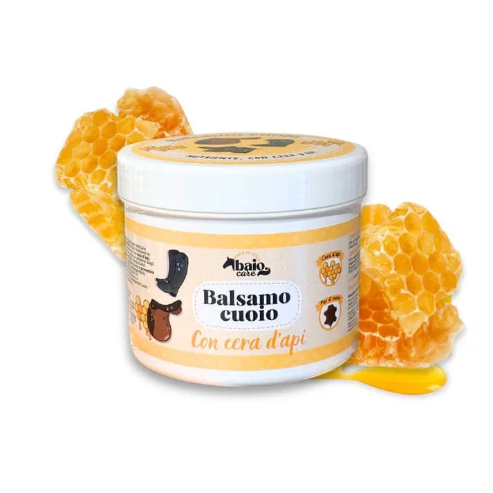 Balsamo per il cuoio con cera d'api baio.care