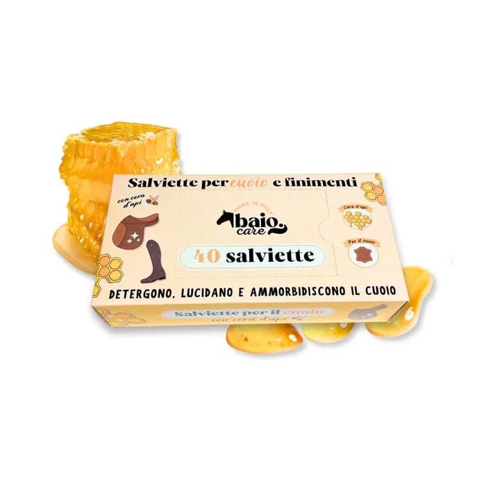 Salviette per il cuoio e finimenti baio.care
