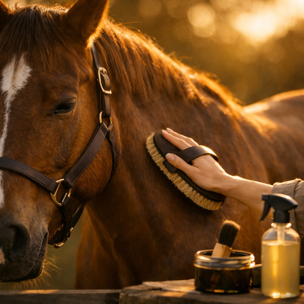 Protezione del cavallo da mosche e insetti: spray, maschere e rimedi